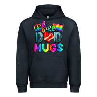 Navy free dad hugs Urban Hoodie - Zillion Design Studio