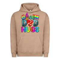 Pigment Burro free dad hugs Urban Hoodie - Zillion Design Studio
