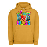 Pigment Peanut Butter free dad hugs Urban Hoodie - Zillion Design Studio
