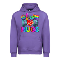 Tulip free dad hugs Urban Hoodie - Zillion Design Studio