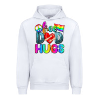White free dad hugs Urban Hoodie - Zillion Design Studio
