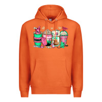 Carrot pharmacy coffee cups Premium Hoodie - Zillion Design Studio