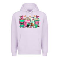 Lilac pharmacy coffee cups Premium Hoodie - Zillion Design Studio