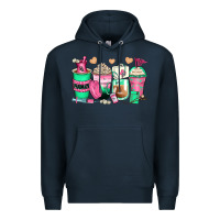 Navy pharmacy coffee cups Premium Hoodie - Zillion Design Studio