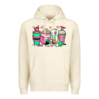 Sandshell pharmacy coffee cups Premium Hoodie - Zillion Design Studio