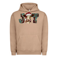 Pigment Burro christmas joy with heifer cow Urban Hoodie - RanaPortraitStore