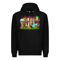 Black heifers coffee cups Premium Hoodie - Zillion Design Studio
