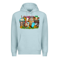 Blue Mist heifers coffee cups Premium Hoodie - Zillion Design Studio