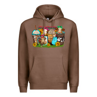 Chestnut heifers coffee cups Premium Hoodie - Zillion Design Studio
