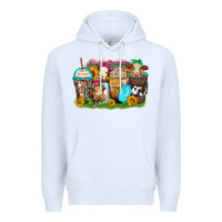 White heifers coffee cups Premium Hoodie - Zillion Design Studio