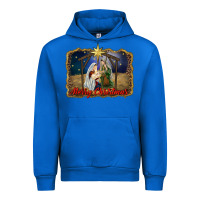 Cobalt merry christmas holy family Urban Hoodie - RanaPortraitStore
