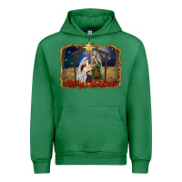 Emerald merry christmas holy family Urban Hoodie - RanaPortraitStore