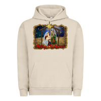 Pigment French Oak merry christmas holy family Urban Hoodie - RanaPortraitStore
