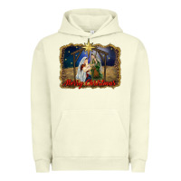 Pigment Pistachio merry christmas holy family Urban Hoodie - RanaPortraitStore