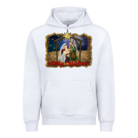 White merry christmas holy family Urban Hoodie - RanaPortraitStore