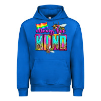 Cobalt always bee kind Urban Hoodie - Zillion Design Studio