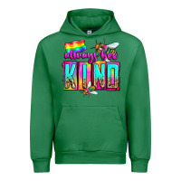 Emerald always bee kind Urban Hoodie - Zillion Design Studio