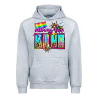 Heather Grey always bee kind Urban Hoodie - Zillion Design Studio
