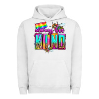 Pigment Lunar Rock always bee kind Urban Hoodie - Zillion Design Studio