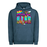 Pigment Midnight Navy always bee kind Urban Hoodie - Zillion Design Studio