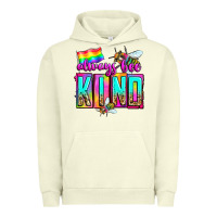 Pigment Pistachio always bee kind Urban Hoodie - Zillion Design Studio