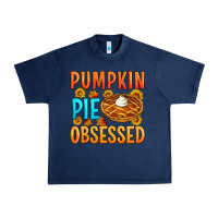 Navy Pumpkin pie obsessed Urban Heavy Tee - Artiststas