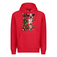 Red hohoho cows Premium Hoodie - RanaPortraitStore