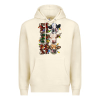 Sandshell hohoho cows Premium Hoodie - RanaPortraitStore