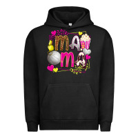 Mama Volleyball With Popcorn Urban Hoodie | Teevron
