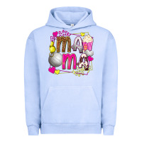 Pigment Grape Ice mama volleyball with popcorn Urban Hoodie - texasbilliewilder
