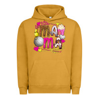 Pigment Peanut Butter mama volleyball with popcorn Urban Hoodie - texasbilliewilder
