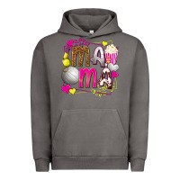 Pigment Tornado mama volleyball with popcorn Urban Hoodie - texasbilliewilder