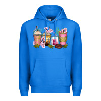 True Royal flowers coffee cups Premium Hoodie - Zillion Design Studio