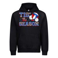 Black tis' the season volleyball Urban Hoodie - Zillion Design Studio