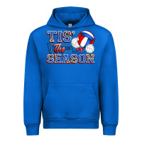 Cobalt tis' the season volleyball Urban Hoodie - Zillion Design Studio