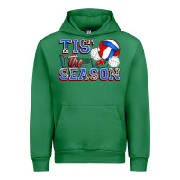 Emerald tis' the season volleyball Urban Hoodie - Zillion Design Studio