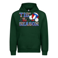 Forest Green tis' the season volleyball Urban Hoodie - Zillion Design Studio