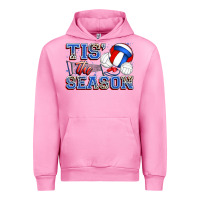 Fuchsia Pink tis' the season volleyball Urban Hoodie - Zillion Design Studio