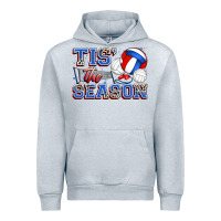 Heather Grey tis' the season volleyball Urban Hoodie - Zillion Design Studio