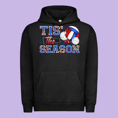 Tis' The Season Volleyball Urban Hoodie Designed By Zillion Design Studio