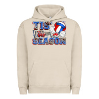 Pigment French Oak tis' the season volleyball Urban Hoodie - Zillion Design Studio