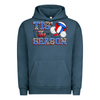 Pigment Midnight Navy tis' the season volleyball Urban Hoodie - Zillion Design Studio