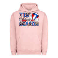 Pigment Salmon tis' the season volleyball Urban Hoodie - Zillion Design Studio