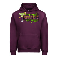 Mauve Wine mamacita needs a margarita mothers day Urban Hoodie - texasbilliewilder
