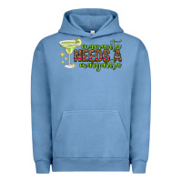 Pigment Pebble Blue mamacita needs a margarita mothers day Urban Hoodie - texasbilliewilder