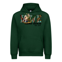 Forest Green love came down holy family Urban Hoodie - RanaPortraitStore