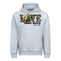 Heather Grey love came down holy family Urban Hoodie - RanaPortraitStore