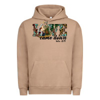 Pigment Burro love came down holy family Urban Hoodie - RanaPortraitStore
