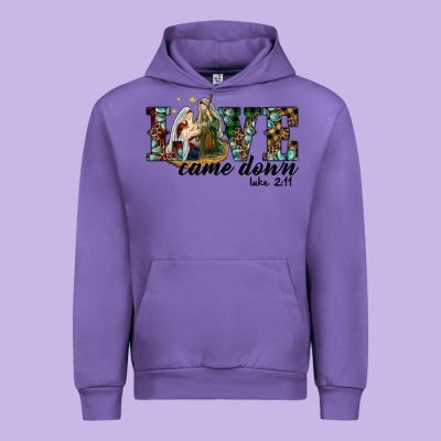 Love Came Down Holy Family Urban Hoodie Designed By Ranaportraitstore