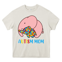Cream autism awareness autism mom Heavy Core Tee - CowhideDigitalArt
